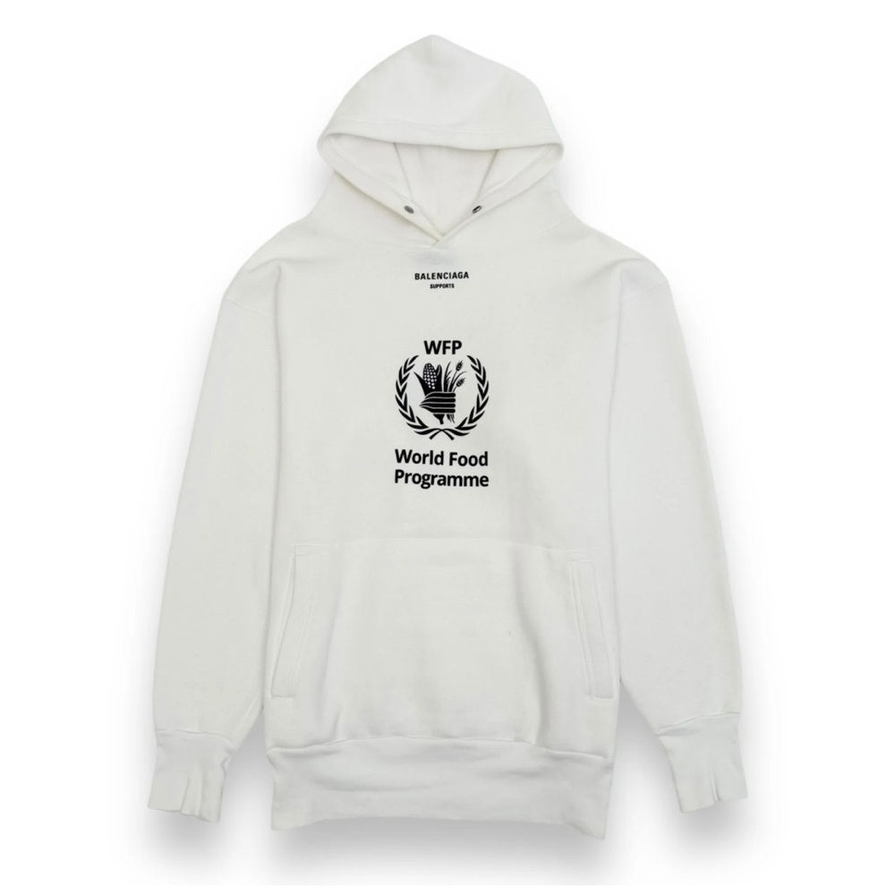 Balenciaga World Food Programme hoodie size M